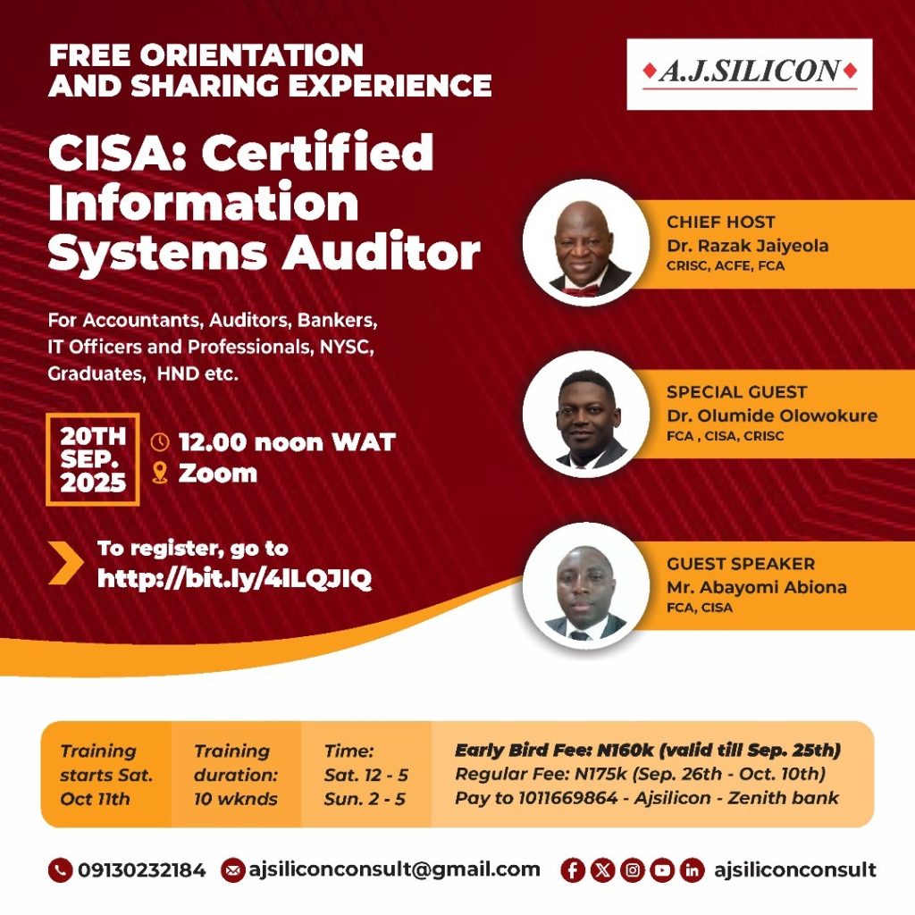 Advance Your Career with CISA – Free Orientation Sept. 20, Training Begins Oct. 11!