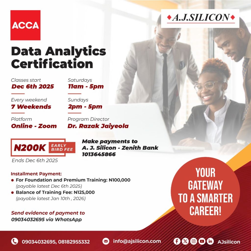 Highlights From the ACCA Data Analytics Certification Orientation – Saturday, 15th November 2025
