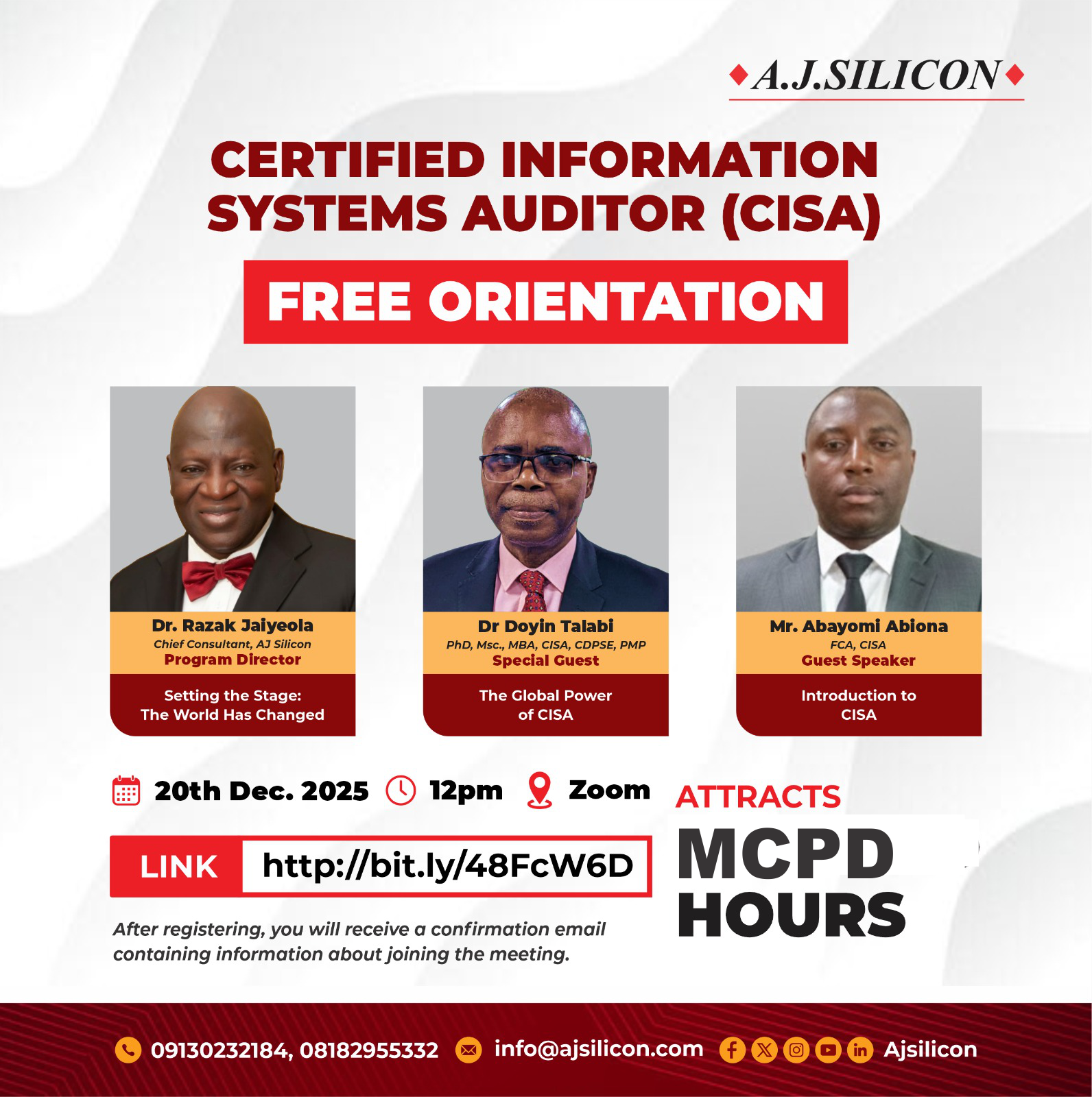 CISA: The Certification That Pays — Free Orientation