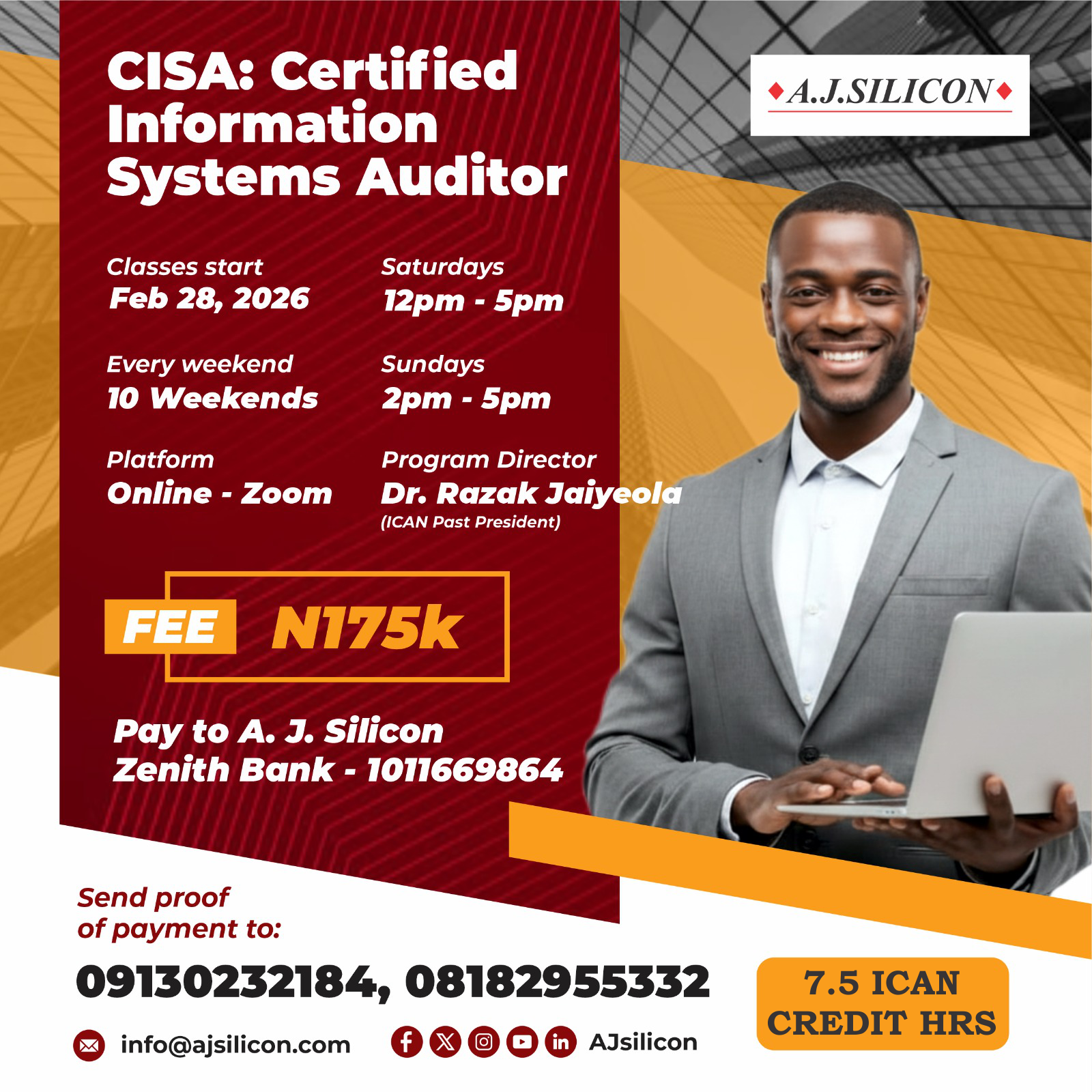 Build Dollar Income with Global CISA Expertise